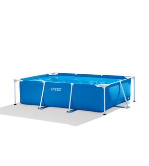 PISCINA FUORI TERRA RETTANGOLARE INTEX "RECTANGULAR FRAME" COLORE BLU, 220X150X60 CM