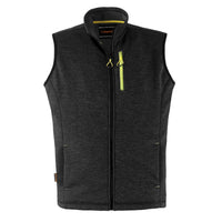 GILET DA LAVORO SLICK NERO/MELANGE TAGLIA L SMANICATO CON TASCHE KAPRIOL 36726