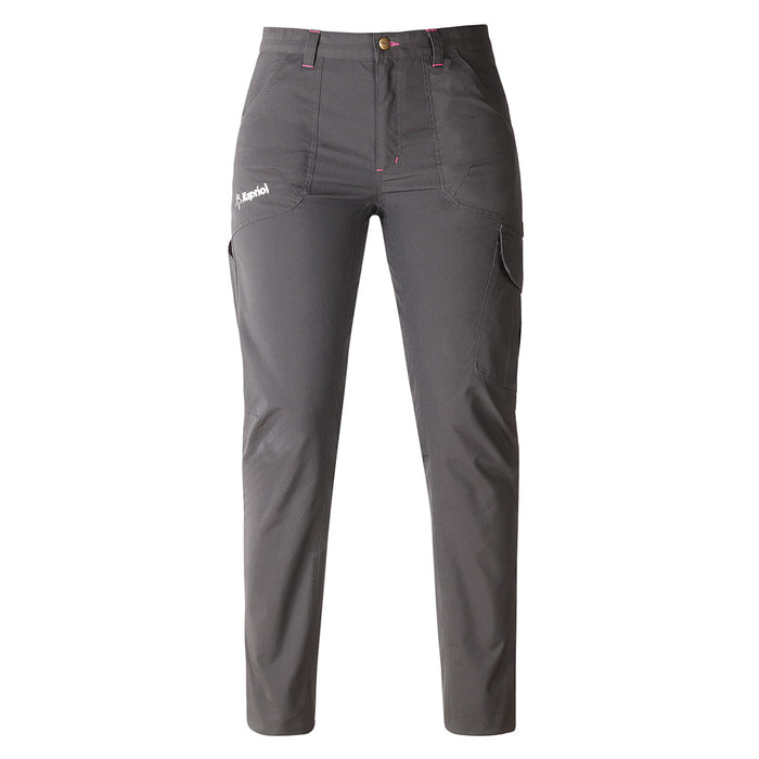 PANTALONI DA LAVORO DONNA CARGO TASCHE PORTAUTENSILI GRIGIO TG. S KAPRIOL 35696