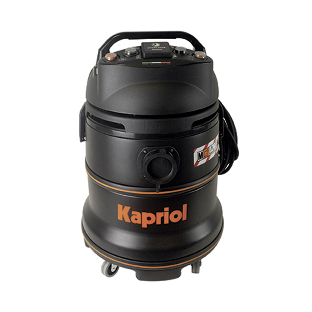 BIDONE ASPIRATORE ASPIRAPOLVERE ASPIRALIQUIDI DUSTY 50L/s 1000W VOL.35Lt KAPRIOL