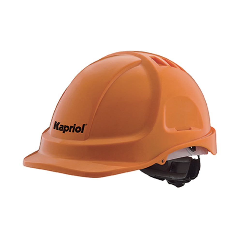 CASCO PROFESSIONALE DA CANTIERE ELMETTO IN ABS ANTIURTO EN397 ARANCIO KAPRIOL 32561