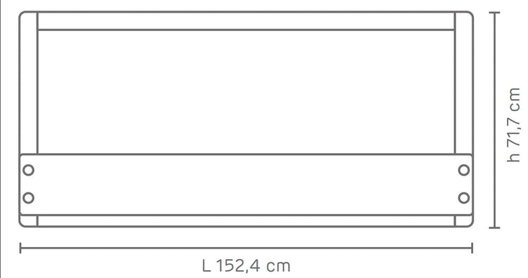 Camino a Bioetanolo da Incasso Bifrontale 152,4x37,6x71,7 cm 3,7KW Nero