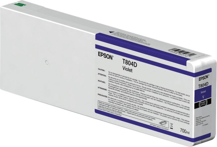 Epson singlepack violet t804d00 ultrachrome hdx 700ml - C13T804D00