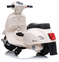 Piaggio Mini Vespa GTS Elettrica 6V per Bambini Bianca