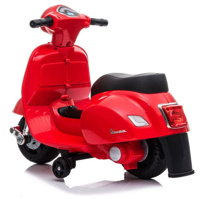 Piaggio Mini Vespa GTS Elettrica 6V per Bambini Rossa