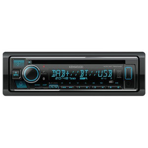 Autoradio kenwood kdcbt760dab bluetooth works with alexa black black