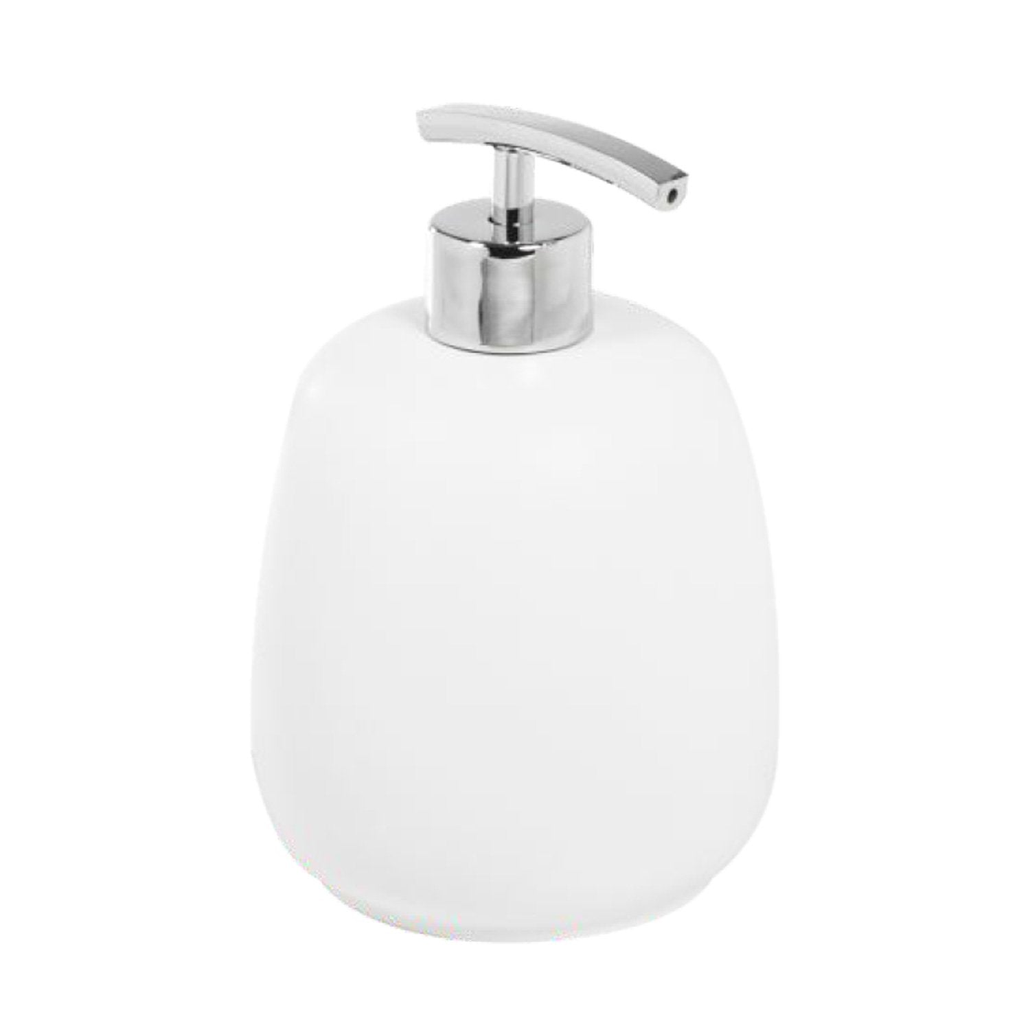 Dispenser Sapone Da Appoggio col. bianco in poliresina mod. Afra