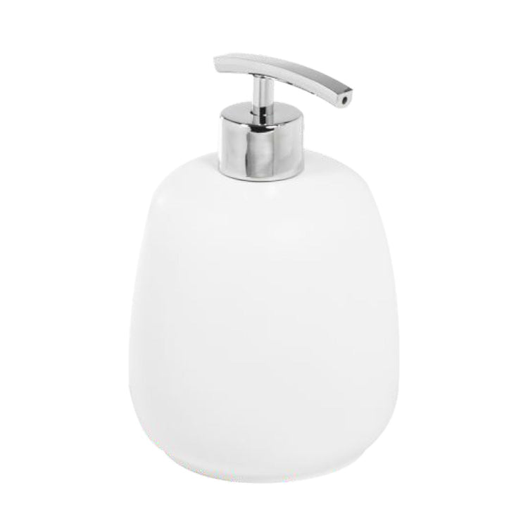 Dispenser Sapone Da Appoggio col. bianco in poliresina mod. Afra