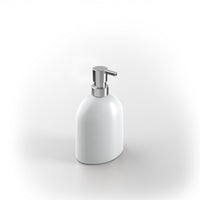 Dispenser Sapone da Appoggio Bianco in Porcellana Mod. Bird