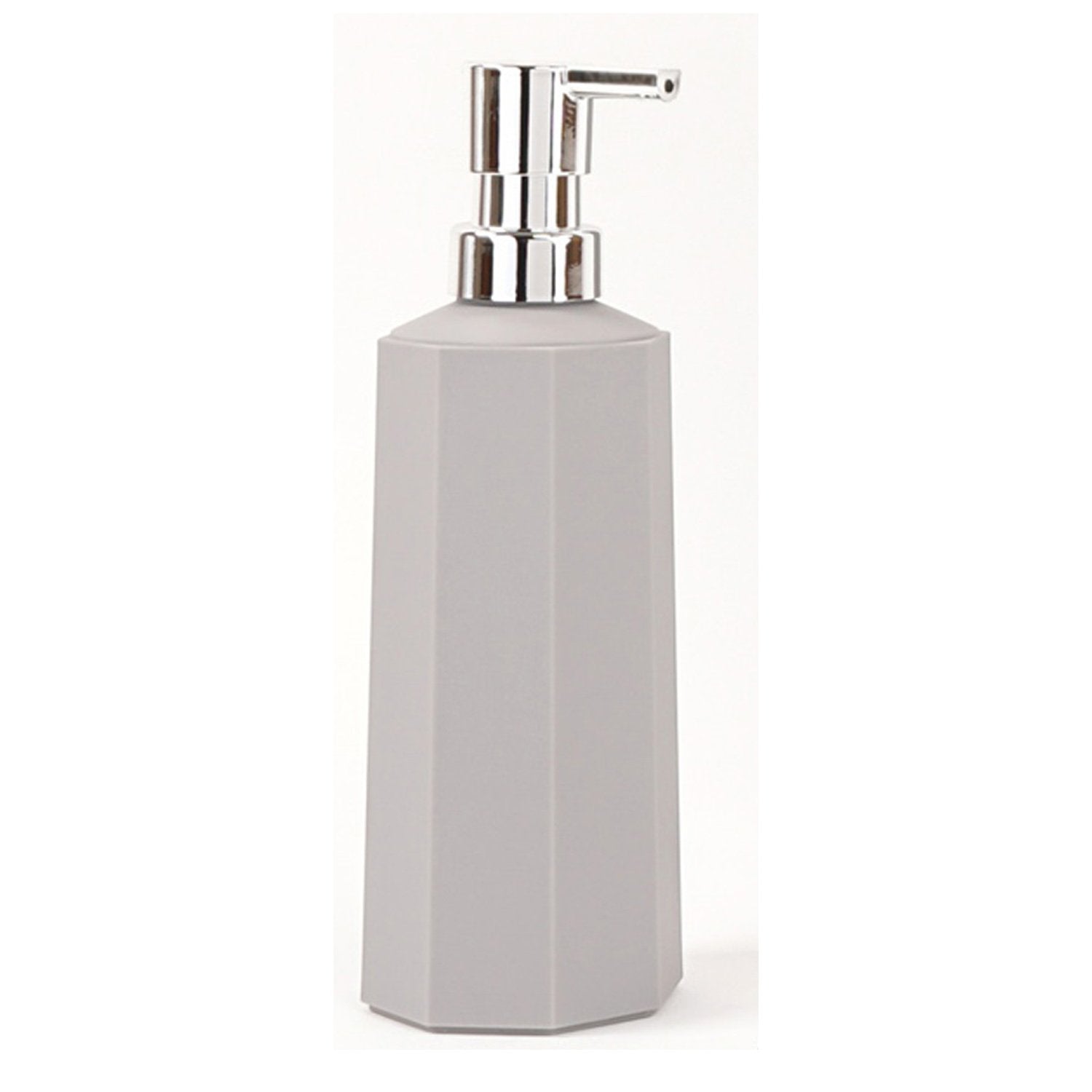 Dispenser Sapone da Appoggio Grigio Opaco in ABS Mod. Otto