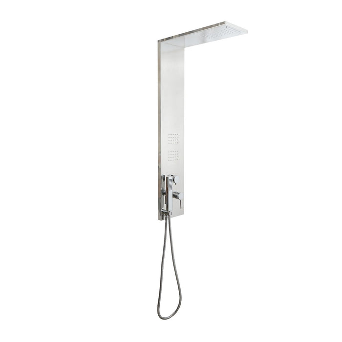 Colonna Doccia Idromassaggio Lucido in Acciaio Inox Aisi 304 Mod. Trend