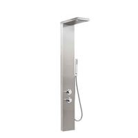 Colonna Doccia Idromassaggio Spazzolato in Acciaio Inox Aisi 304 Mod. Manhattan Plus