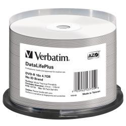 Verbatim datalifeplus 4,7 gb dvd-r 50 pz - 43755/50