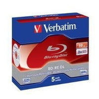 Verbatim bd-re dl 50gb 2 x 5 pack jewel case 5 pz - 43760