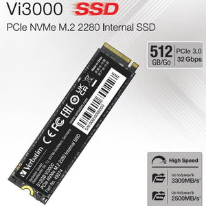 Verbatim vi3000 512 gb m.2 pci express 3.0 nvme - 49374V