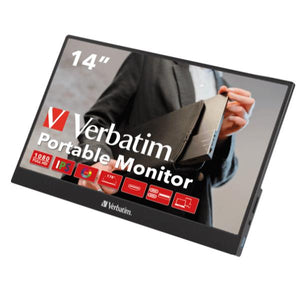 Verbatim 49590 monitor pc 35,6 cm (14") 1920 x 1080 pixel full hd lcd nero