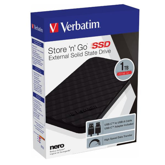 Verbatim ssd portatile store 'n' go usb 3.2 gen 1 512 gb - 53250