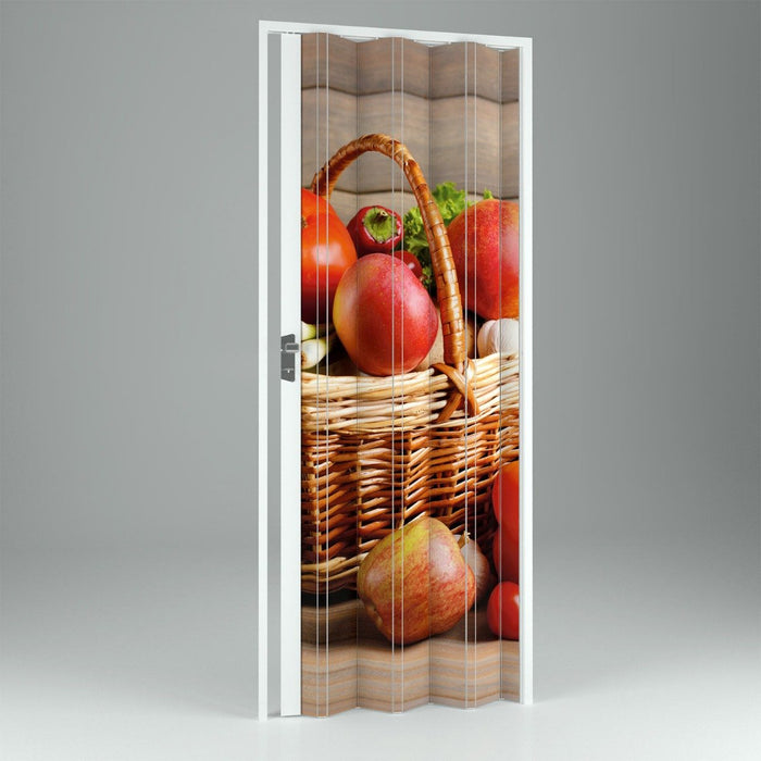 Porta a Soffietto da Interno in PVC London 89 5x214 cm mod. Vera