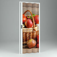 Porta a Soffietto da Interno in PVC Coffee 89 5x214 cm mod. Vera