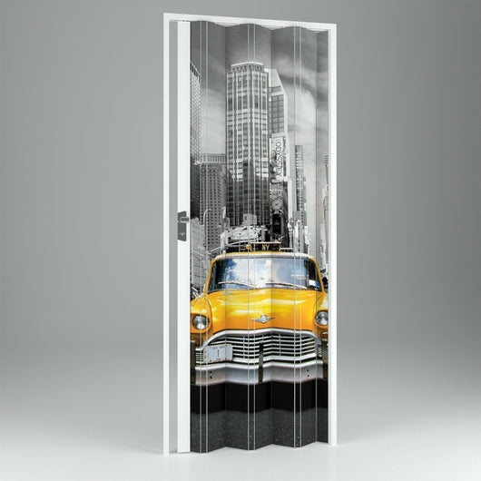 Porta a Soffietto da Interno in PVC New York 115x214 cm mod. Vera