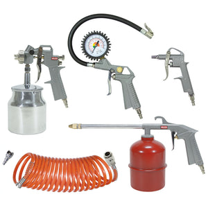 Kit per compressori accessori pneumatici 5 pezzi