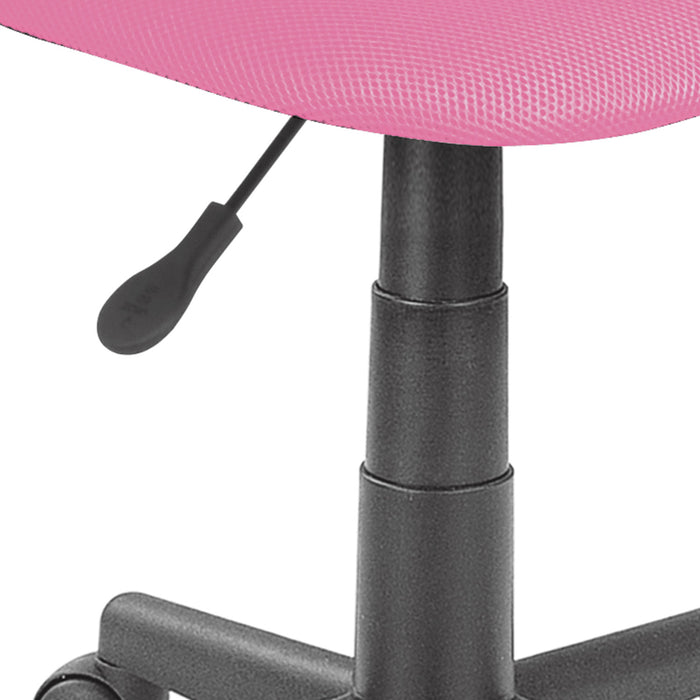 Sparky - sedia da ufficio in poliestere e nylon rosa