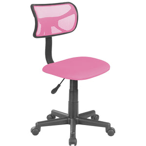 Sparky - sedia da ufficio in poliestere e nylon rosa