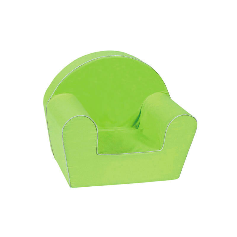 Poltroncina per Bambini 42x31x50 cm in Tessuto Cotone Verde