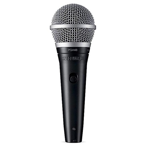 Microfono a filo shure pga48 xlr black e silver - 0042406397100