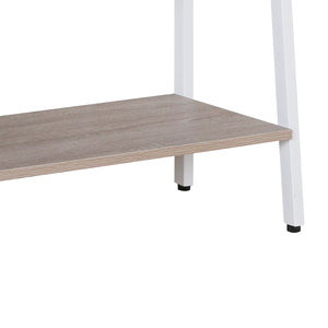 Lilas - libreria in legno e metallo 3 ripiani bianco