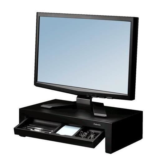 Fellowes designer suites supporto da tavolo per tv a schermo piatto 53,3 cm (21") scrivania nero, perlato - 8038101