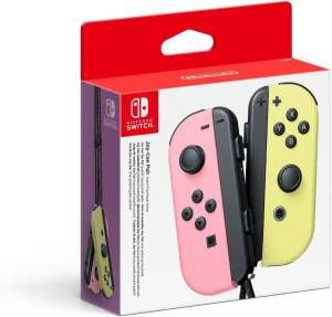 Nintendo switch - set da due joy-con rosa pastello/giallo pastello - 10011583