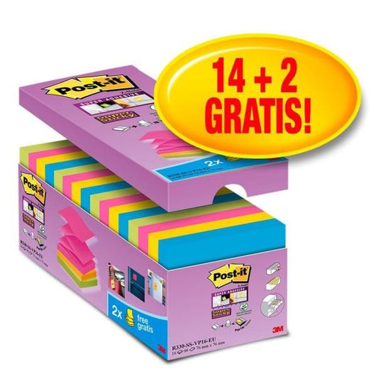 Cf12+4 post-it super sticky 76x76 - 7100234249