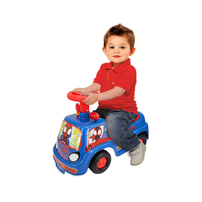 Camion Cavalcabile 25x51x33 cm per Bambini Spidey Rosso