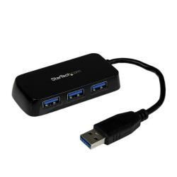 Startech.com hub mini usb 3.0 superspeed a 4 porte portatile - nero - ST4300MINU3B