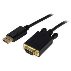 Startech.com cavo da displayport a vga da 1 m - cavo adattatore da displayport a vga attivo - video 1080p - cavo monitor da dp a vga - convertitore da dp 1.2 a vga - connettore dp a scatto - DP2VGAMM3B