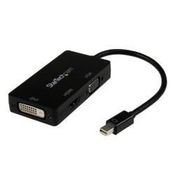 Startech.com adattatore mini displayport da viaggio vga/dvi/hdmi - convertitore mdp 3 in 1 - MDP2VGDVHD