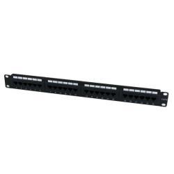 Startech.com patch panel cat 6 a 24 porte 1u - pannello di cablaggio per rete cat6 - C6PANEL24