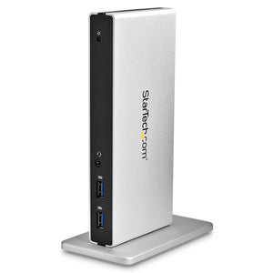 Startech.com docking station universale per laptop usb 3.0 per dual-monitor dvi gigabit ethernet con adattatori hdmi / vga - adattatore usb a dvi hdmi o vga - dock dvi verticale per mac e windows - USB3SDOCKDD