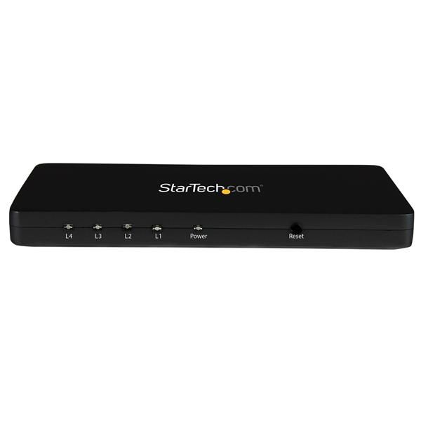 Startech.com sdoppiatore splitter hdmi 4k @ 30hz 1x4 porte con custodia in alluminio - ST124HD4K