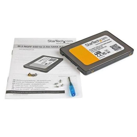 Startech.com adattatore ssd m.2 a 2,5" sata iii - convertitore ngff disco rigido a stato solido ssd con custodia protettiva - SAT2M2NGFF25