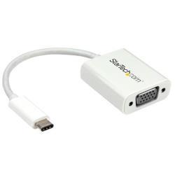 Startech.com adattatore usb-c a vga - convertitore video usb 3.1 type-c a vga - 1080p - bianco - CDP2VGAW