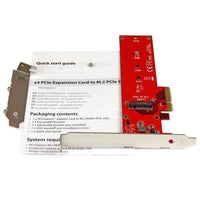 Startech.com adattatore ssd pci express x4 a m.2 pcie - PEX4M2E1