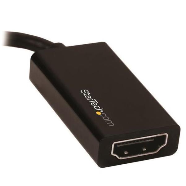 Startech.com adattatore mini displayport a hdmi attivo 2.0 4k 60hz - convertitore video mdp 1.4 a hdmi - dongle mini dp o thunderbolt 1/2 a hdmi per monitor/tv/display - MDP2HD4K60S