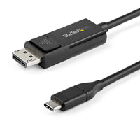 Startech.com cavo adattatore da usb c a displayport 1.2 da 1m - cavo video bidirezionale da dp a usb-c o usb-c a dp 4k 60hz - hbr2/hdr - cavo per monitor usb tipo c/tb3 - CDP2DP1MBD