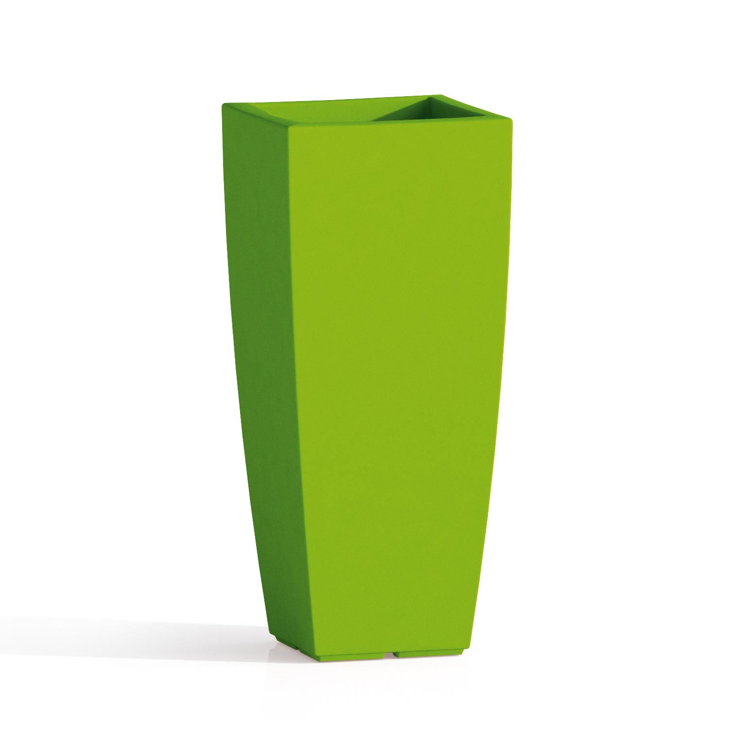 Vaso Agave In Resina Quadrato Verde H70 33x33Cm