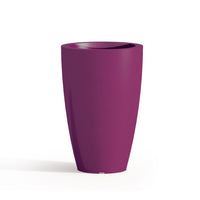 Vaso Parodia Resina Tondo Viola H50 Ø 33Cm