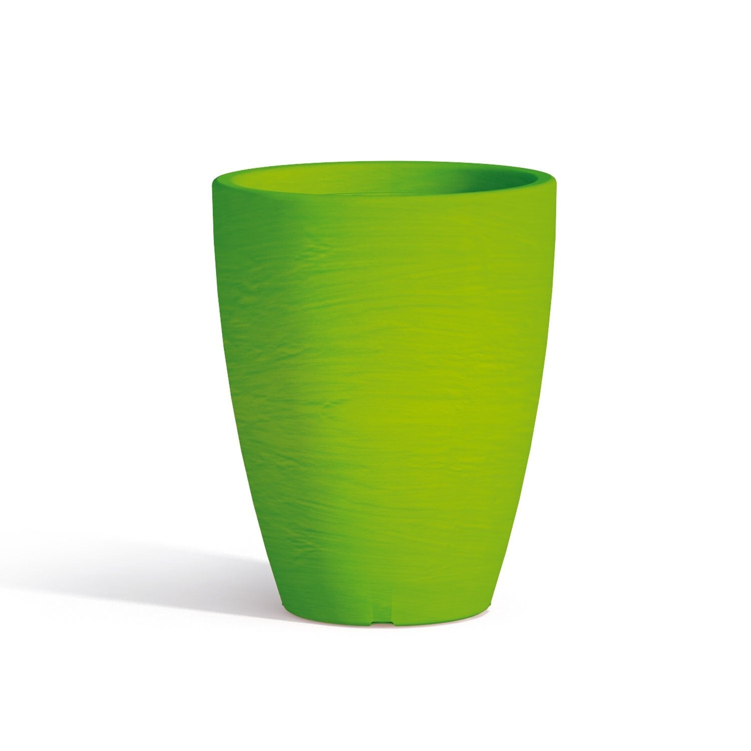 Vaso Con Sottovaso Aloe Tondo Verde H38 Ø 30Cm