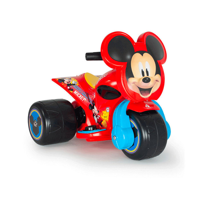 Moto Elettrica per Bambini 6V 3 Ruote Samurai Disney Mickey