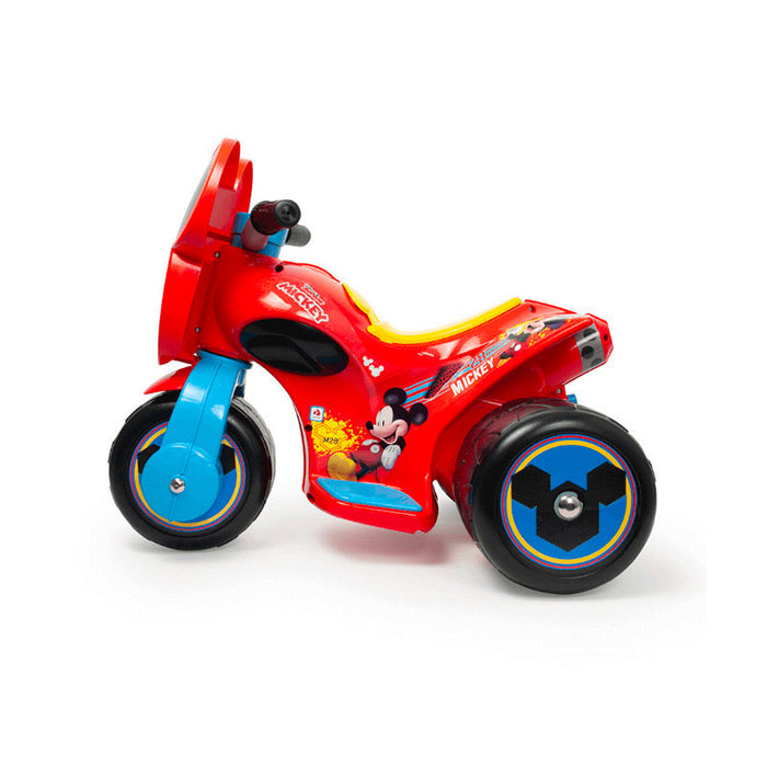 Moto Elettrica per Bambini 6V 3 Ruote Samurai Disney Mickey